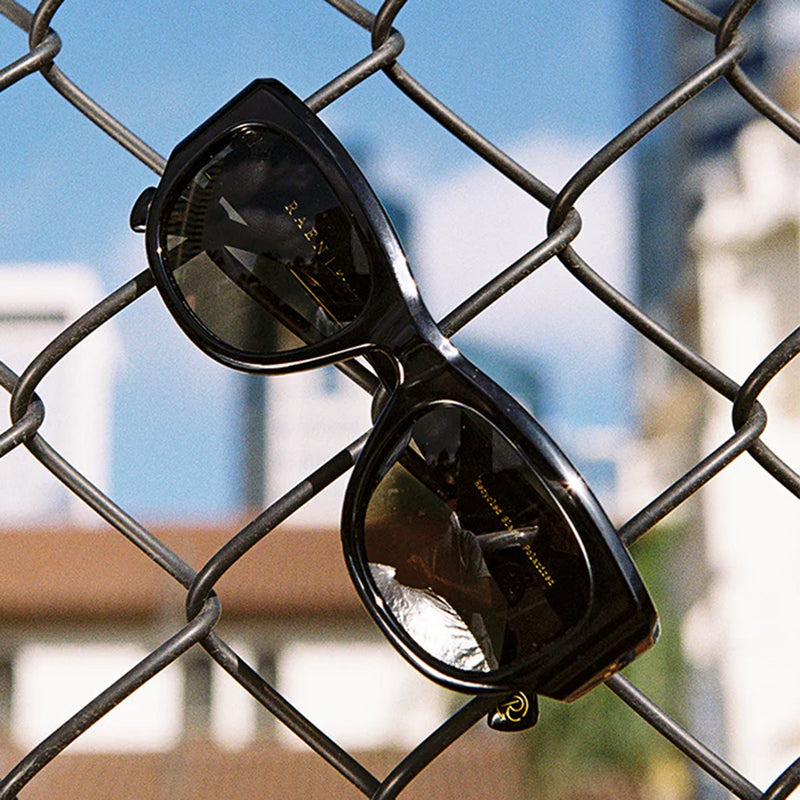 Load image into Gallery viewer, RAEN Lonso Polarized Sunglasses - Recycled Black/Green 9
