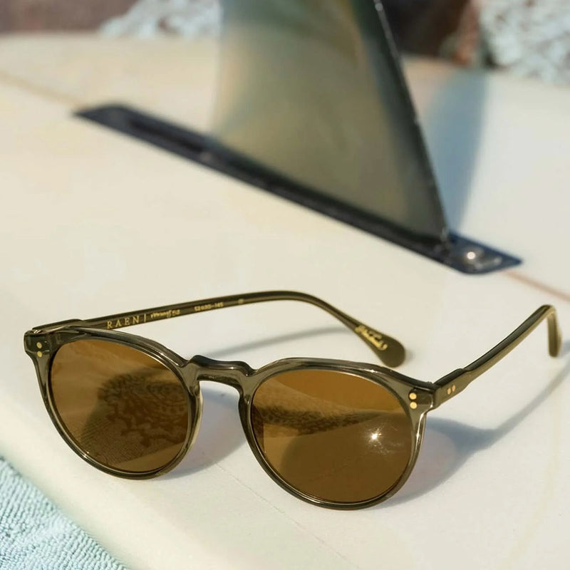Load image into Gallery viewer, RAEN Remmy Polarized Sunglasses - Ghost/Vibrant Brown 9