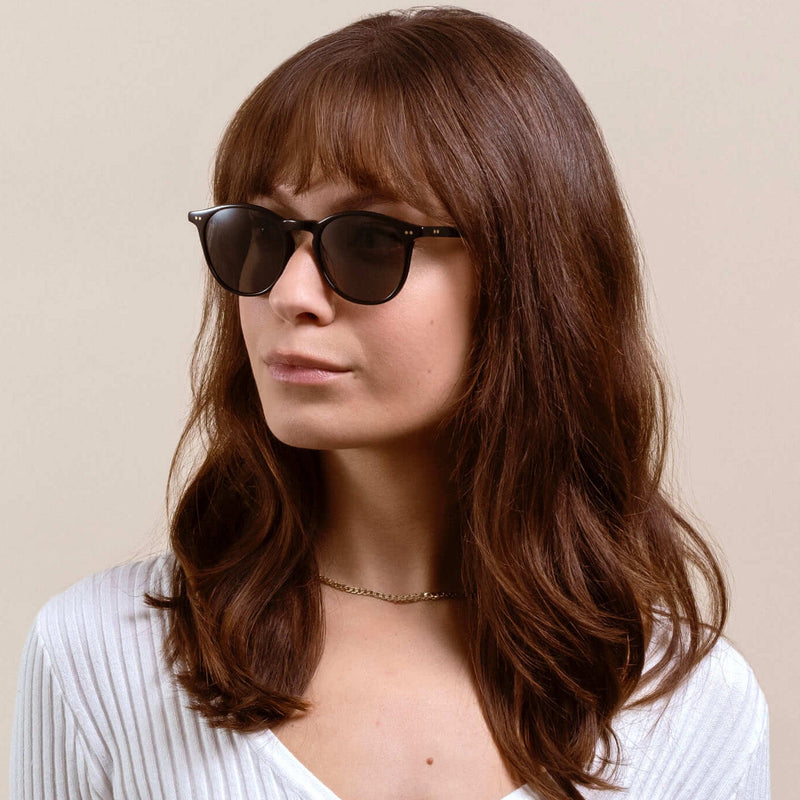 Load image into Gallery viewer, RAEN Basq Polarized Sunglasses - Recycled Black/Green 5
