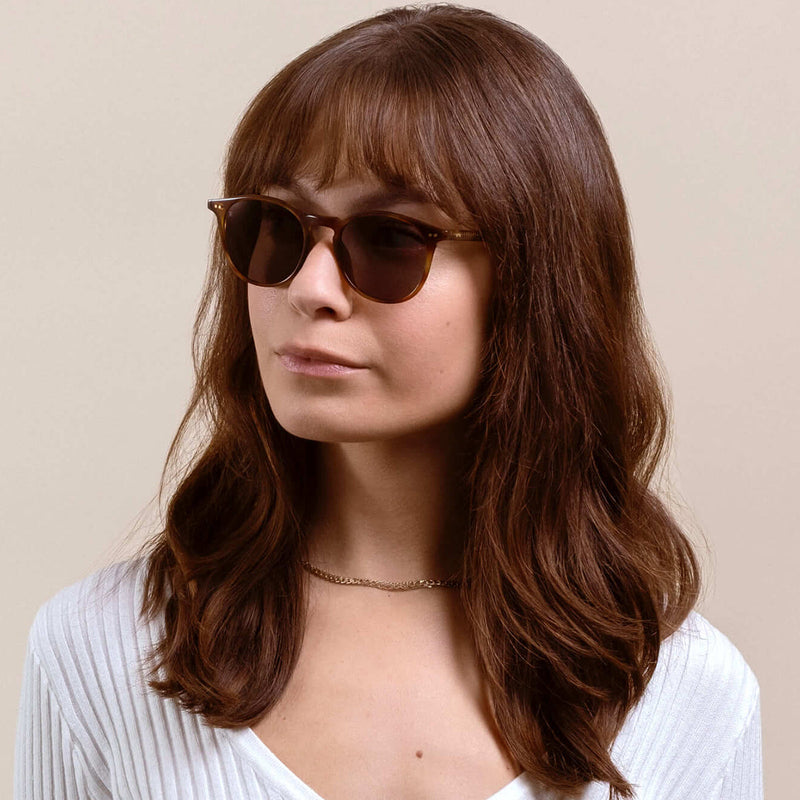 Load image into Gallery viewer, RAEN Basq Sunglasses - Moab Tortoise/Green 7