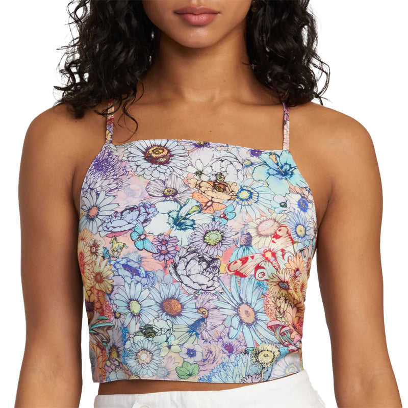Load image into Gallery viewer, RVCA Women's Sasha ANP Crop Tank Top 1