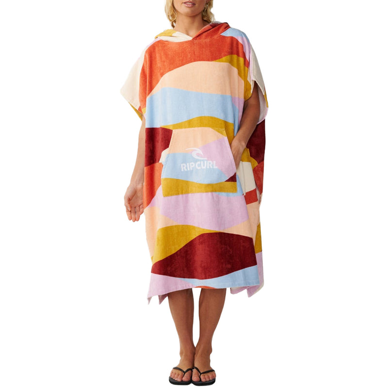 Load image into Gallery viewer, Rip Curl Women's Mixed Hooded Towel Changing Poncho 1