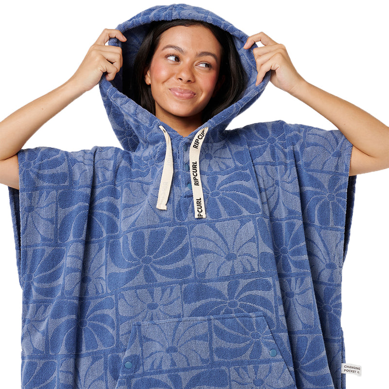 Load image into Gallery viewer, Rip Curl Women's Premium Surf Hooded Towel Changing Poncho 5