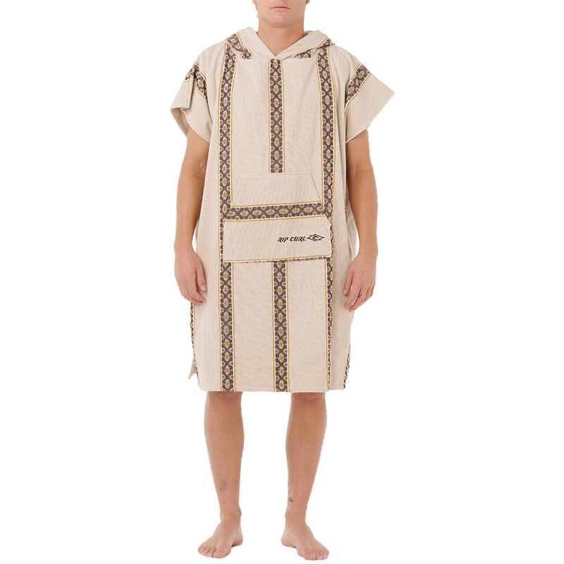Load image into Gallery viewer, Rip Curl Classic Surf Hooded Towel Changing Poncho - Bone 1