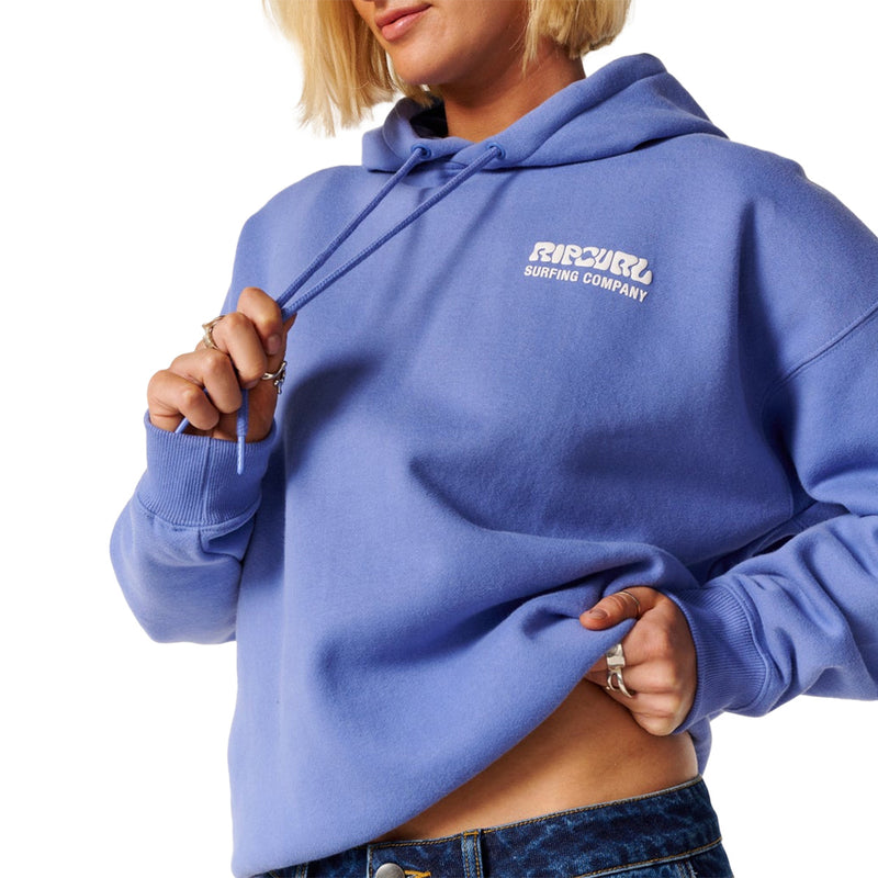 Load image into Gallery viewer, Rip Curl Women's Surf Puff Heritage Pullover Hoodie 11