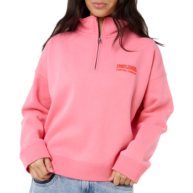 Load image into Gallery viewer, Rip Curl Women's Surf Puff Fleece ¼-Zip Jacket 4