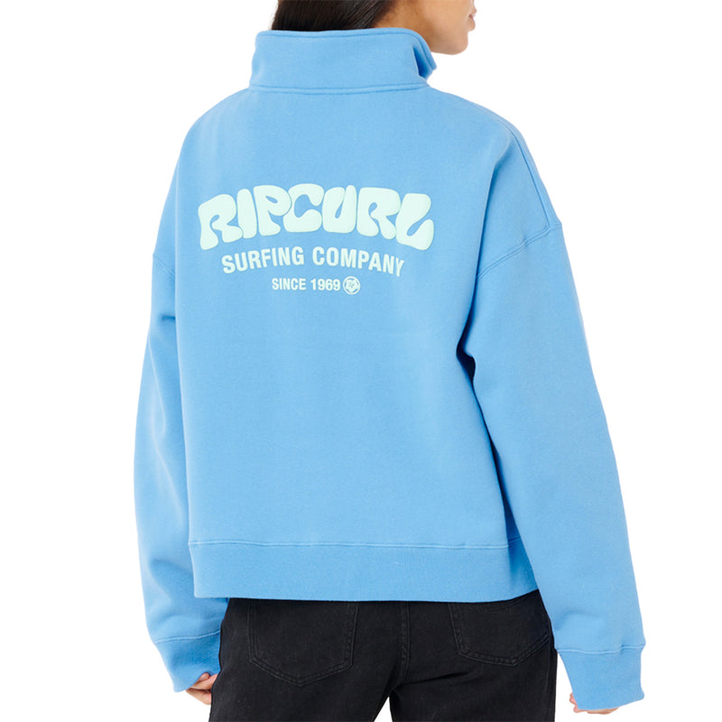 Load image into Gallery viewer, Rip Curl Women's Surf Puff Fleece Quarter-Zip Jacket 7