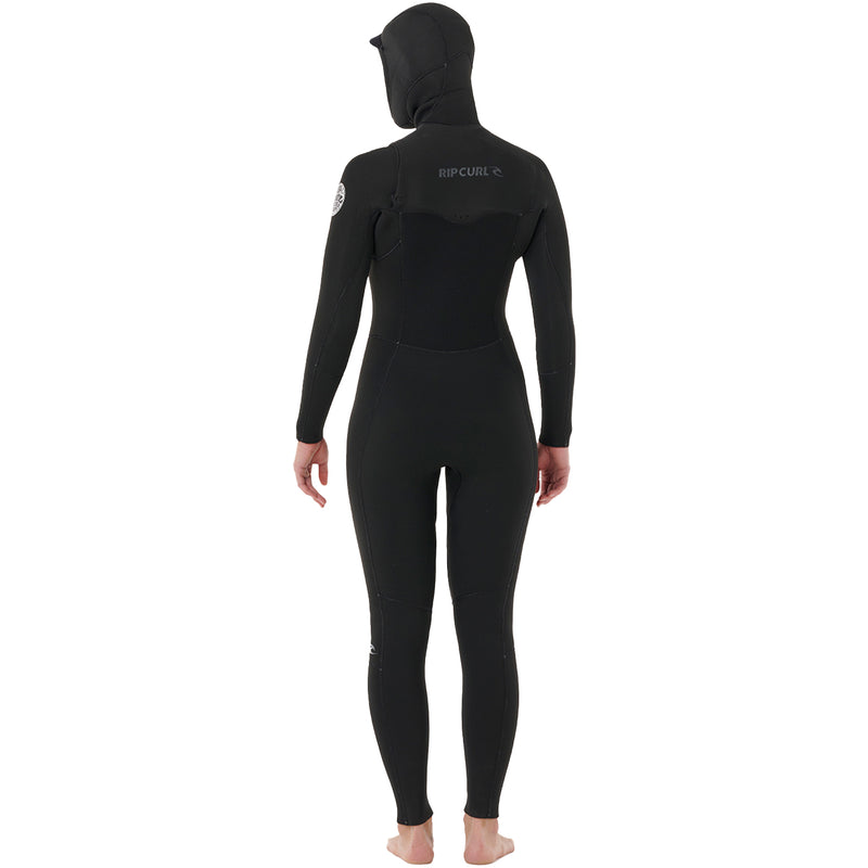 Load image into Gallery viewer, Rip Curl Women's Dawn Patrol 5/4 Hooded Chest-Zip Wetsuit 2