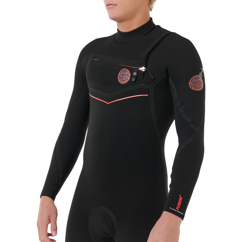 Load image into Gallery viewer, Rip Curl Flashbomb Fusion 3/2 Chest-Zip Wetsuit 4
