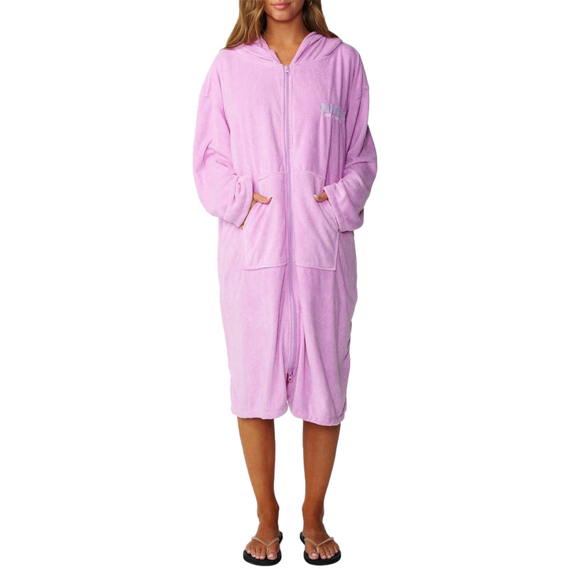 Load image into Gallery viewer, Rip Curl Women's Classic Surf Zip-Up Hooded Towel Changing Poncho 1