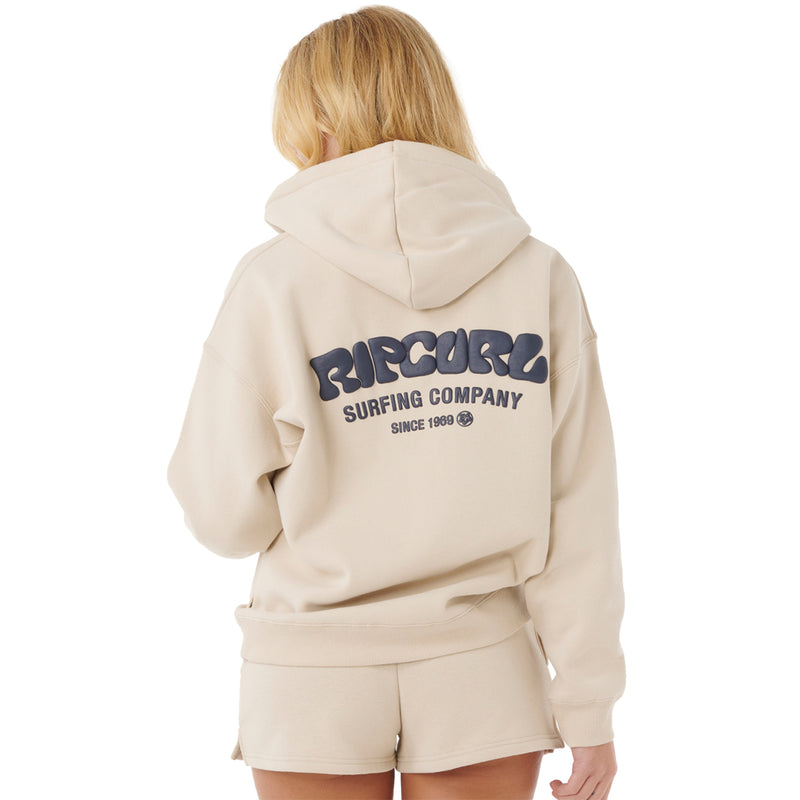 Load image into Gallery viewer, Rip Curl Women's Surf Puff Heritage Pullover Hoodie 2