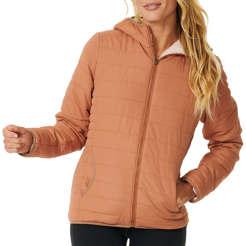 Load image into Gallery viewer, Rip Curl Women's Anti-Series Anoeta Classic Hooded Zip-Up Jacket 1