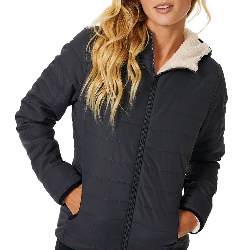 Load image into Gallery viewer, Rip Curl Women's Anti-Series Anoeta Classic Hooded Zip-Up Jacket 9