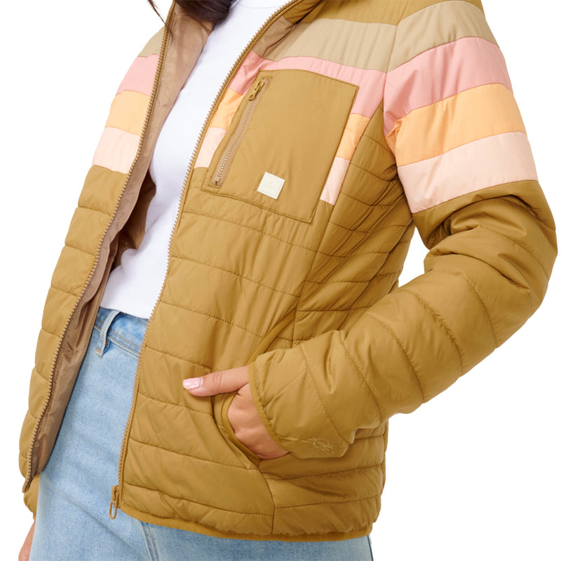 Load image into Gallery viewer, Rip Curl Women's Anti-Series Revival Hooded Zip-Up Jacket 6