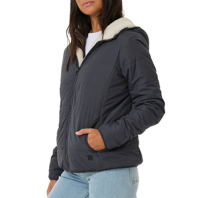 Load image into Gallery viewer, Rip Curl Women's Anti-Series Anoeta Classic Hooded Zip-Up Jacket 2
