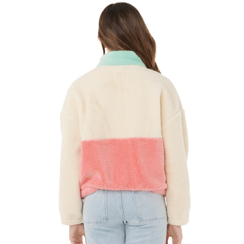 Load image into Gallery viewer, Rip Curl Youth Block Party Polar Fleece Zip-Up Jacket 3