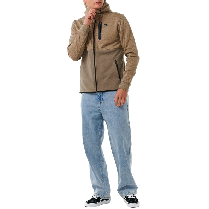 Load image into Gallery viewer, Rip Curl Departed Anti-Series Fleece Zip Hooded Jacket • 2025 16