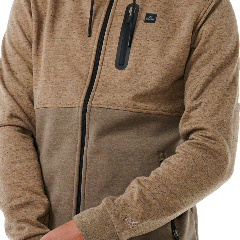 Load image into Gallery viewer, Rip Curl Departed Anti-Series Fleece Zip Hooded Jacket • 2025 15