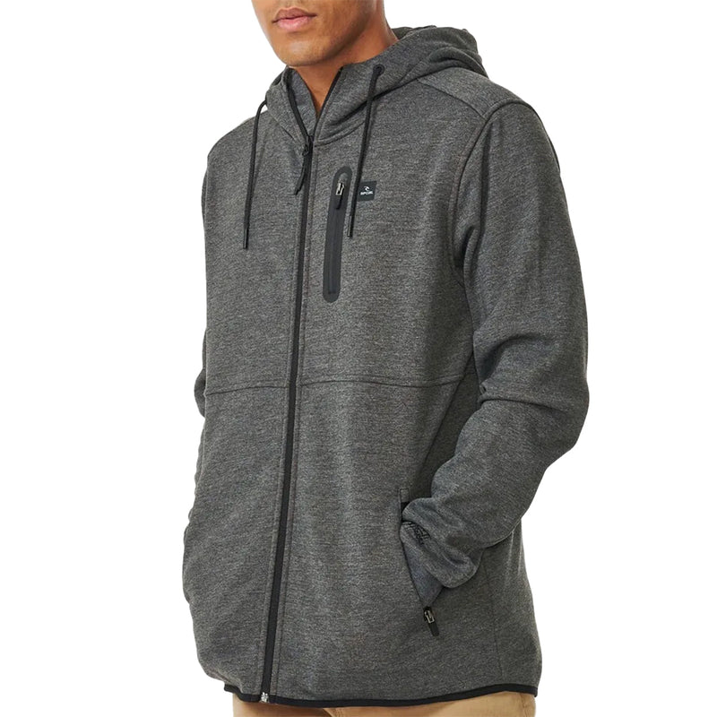Load image into Gallery viewer, Rip Curl Departed Anti-Series Fleece Zip Hooded Jacket 3