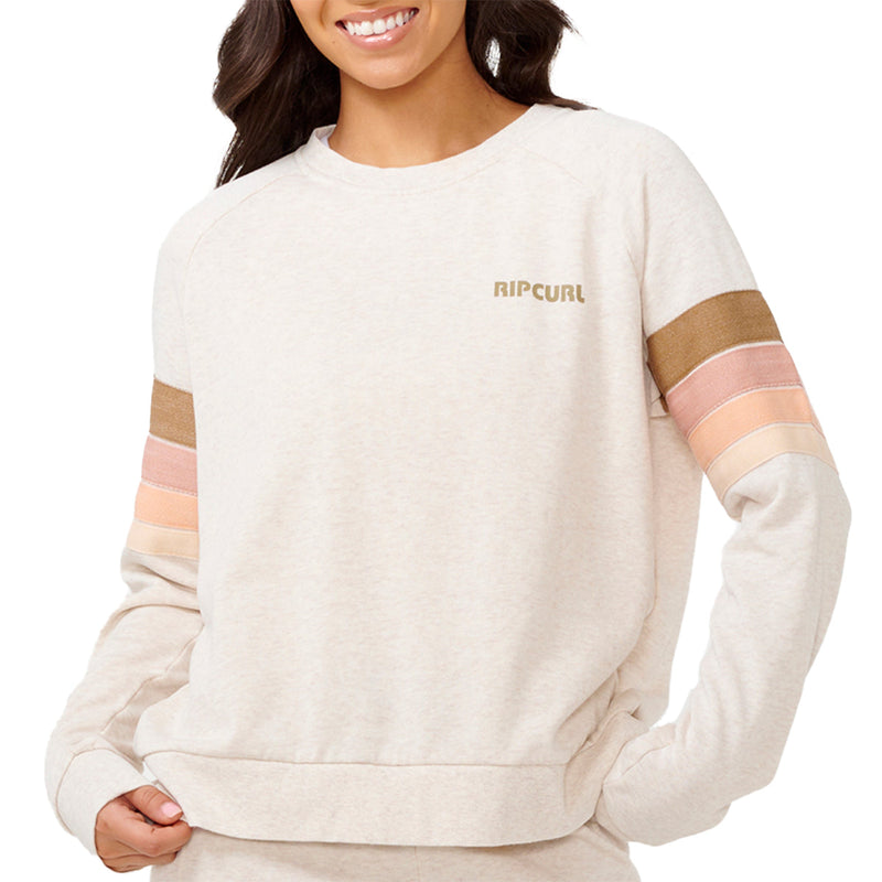 Load image into Gallery viewer, Rip Curl Women's High Tide Surf Raglan Crew Sweatshirt 1