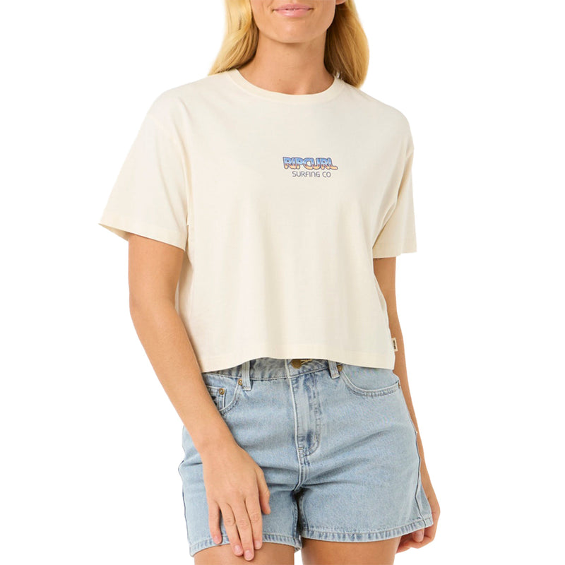 Load image into Gallery viewer, Rip Curl Women's Sun And Sea Crop T-Shirt 1