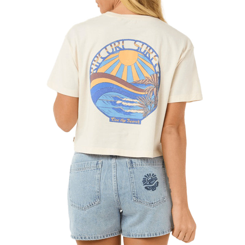 Load image into Gallery viewer, Rip Curl Women's Sun And Sea Crop T-Shirt 2