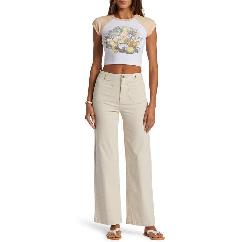 Load image into Gallery viewer, Roxy Women's Coastal Cruiser Wide Leg Pants 17
