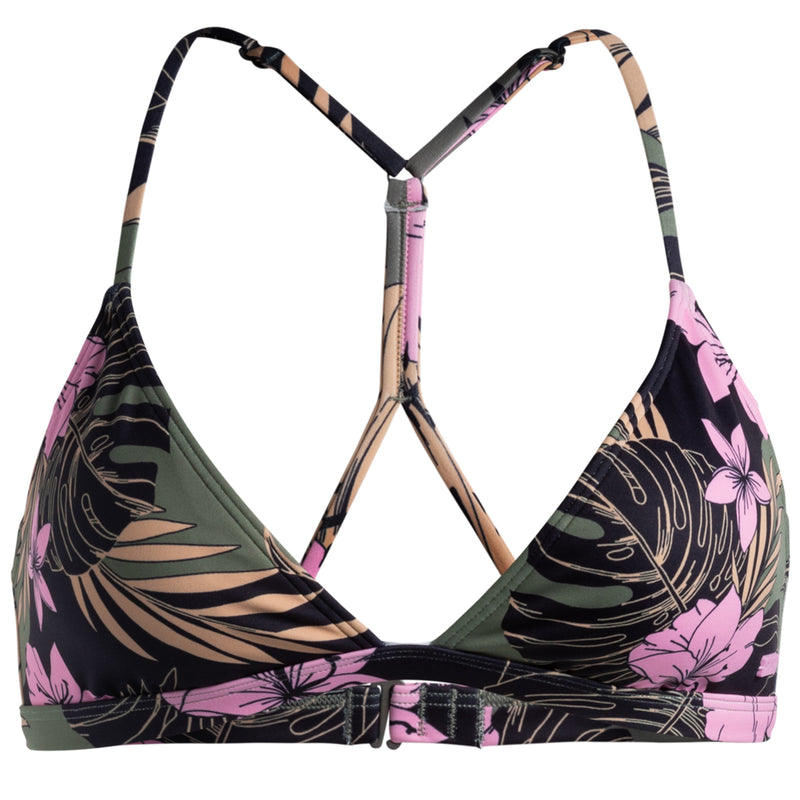 Load image into Gallery viewer, Roxy Women's Pro The Cut Back Fixed Triangle Bikini Top 1