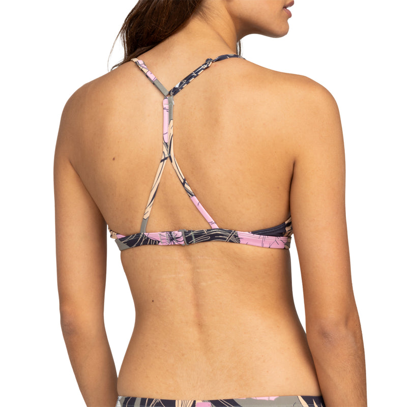 Load image into Gallery viewer, Roxy Women's Pro The Cut Back Fixed Triangle Bikini Top 4