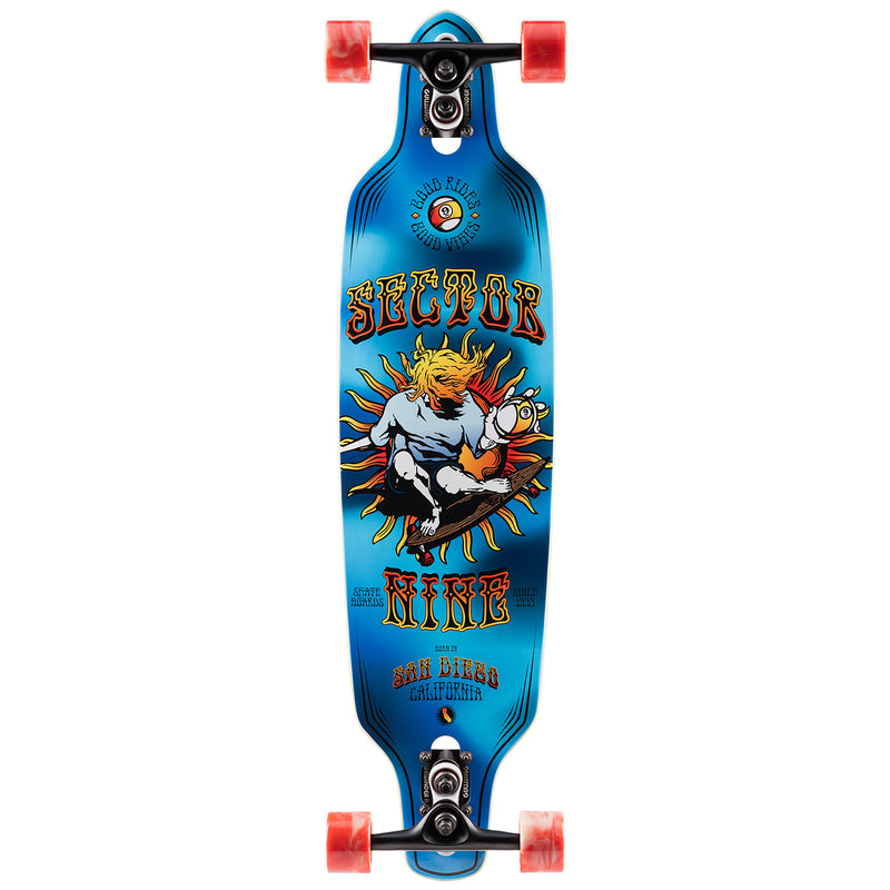 Load image into Gallery viewer, Sector 9 9er Mini Fractal 34" Skateboard Complete 11