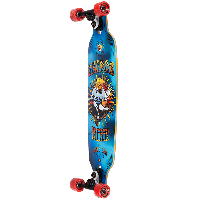 Load image into Gallery viewer, Sector 9 9er Mini Fractal 34" Skateboard Complete 15