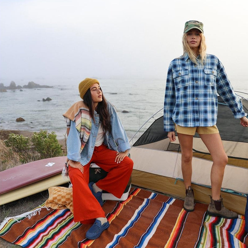 Load image into Gallery viewer, Sisstr Women's Night Waves E-Cozy Long Sleeve Button-Up Fleece Overshirt 5