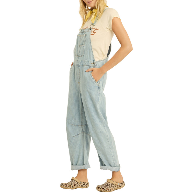 Load image into Gallery viewer, Sisstr Women's Billie Barrel Denim Overalls 3