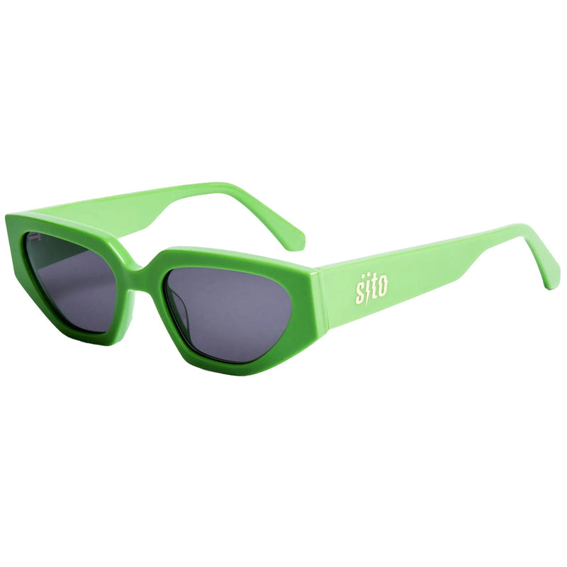 Load image into Gallery viewer, Sito Axis Polarized Sunglasses - Green Flash/Iron Gray 1