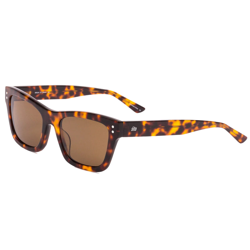 Load image into Gallery viewer, Sito Break Of Dawn Polarized Sunglasses - Honey Tortoise/Brown 1