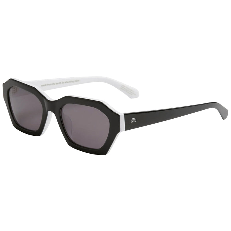 Load image into Gallery viewer, Sito Kinetic Polarized Sunglasses - Black White/Iron Gray 1