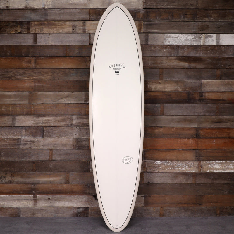 Load image into Gallery viewer, Skindog The OVA Thunderbolt Red 7'6 × 22 ¼ × 3 Surfboard - Silver 1