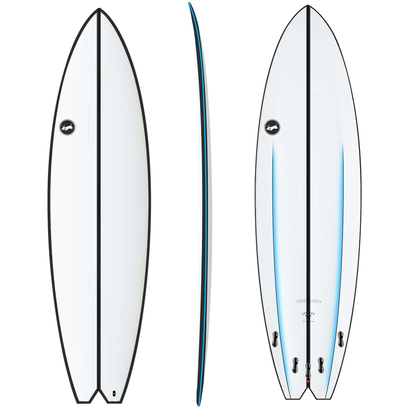 Load image into Gallery viewer, Skindog Hydroplane Thunderbolt Red Surfboard 4