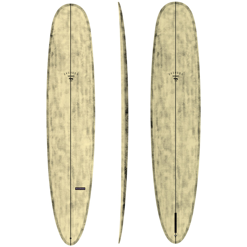 Load image into Gallery viewer, Skindog Peacemaker Thunderbolt Black Surfboard 4