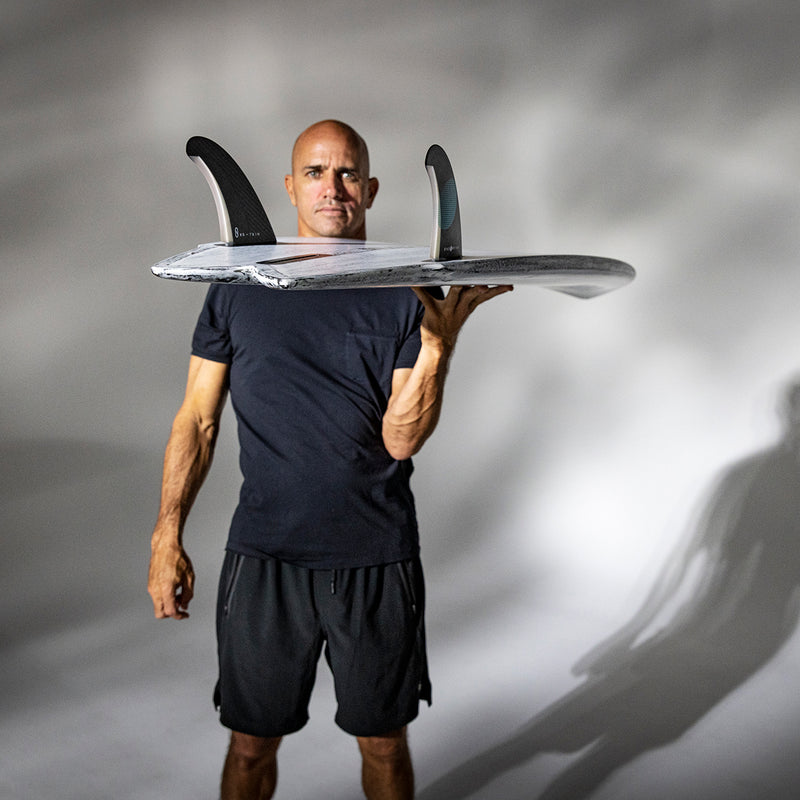 Load image into Gallery viewer, Slater Designs Great White Twin I-Bolic Volcanic 5'10 × 19 15/16 × 2 ⅝ Surfboard 6