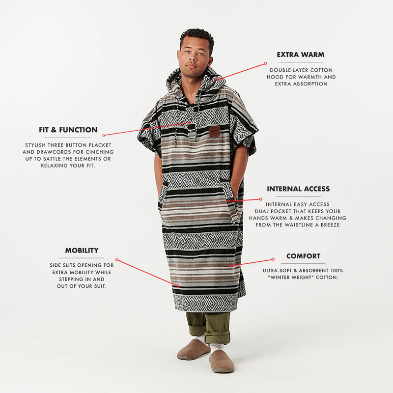 Load image into Gallery viewer, Slowtide Oso Courtyard Hooded Changing Poncho 8