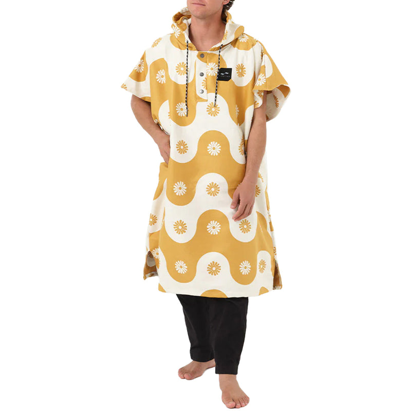 Load image into Gallery viewer, Slowtide Botanical Waves Performance Quick-Dry Hooded Changing Poncho 1