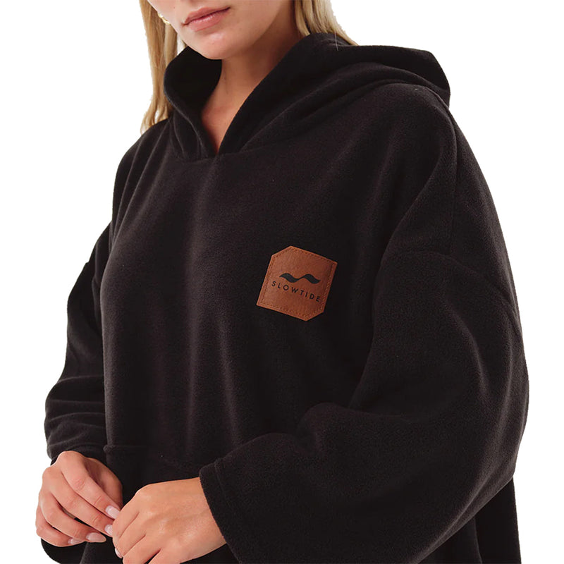 Load image into Gallery viewer, Slowtide Everyday Chilling Fleece Hooded Changing Poncho 4
