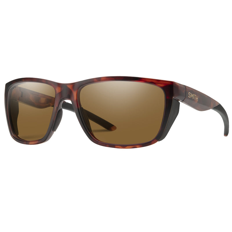 Load image into Gallery viewer, SMITH Longfin Polarized Sunglasses - Matte Tortoise/ChromaPop Brown 1
