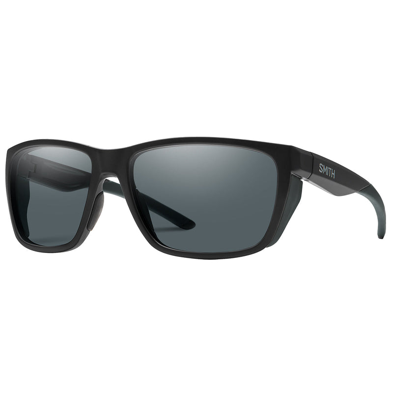 Load image into Gallery viewer, SMITH Longfin Elite Polarized Sunglasses - Matte Black/Gray 1