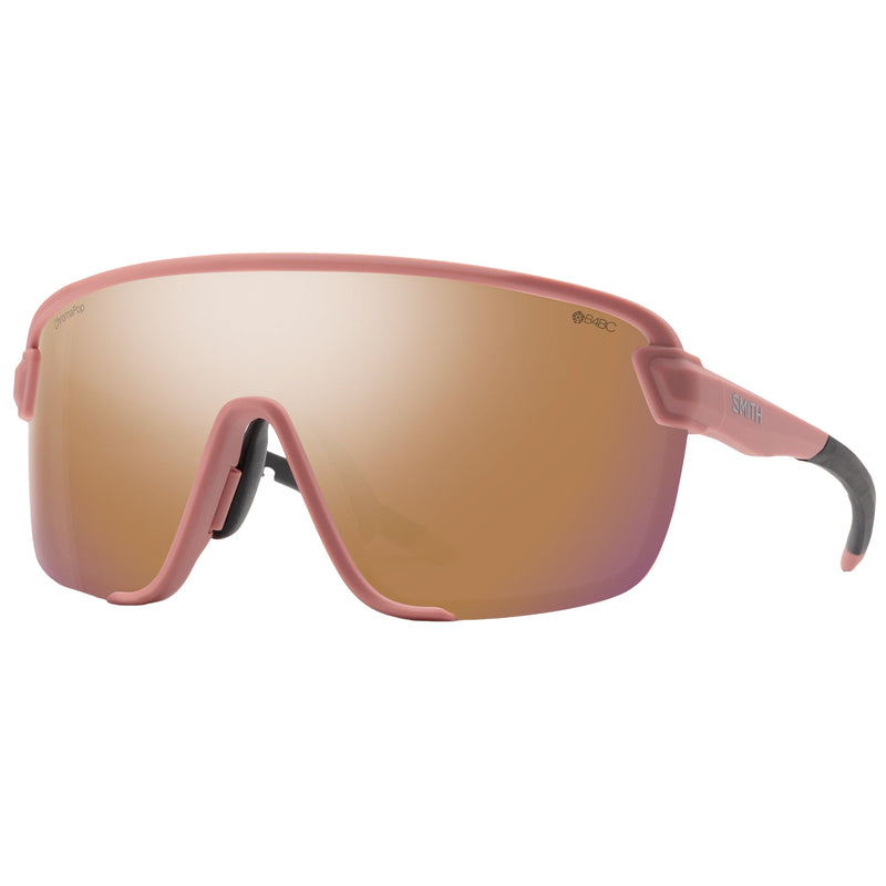 Load image into Gallery viewer, SMITH Women's Bobcat B4BC Sunglasses - B4BC Chalk Rose/ChromaPop Rose Gold Mirror 1