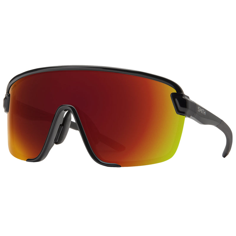 Load image into Gallery viewer, SMITH Women's Bobcat Sunglasses - Black/ChromaPop Red Mirror 1