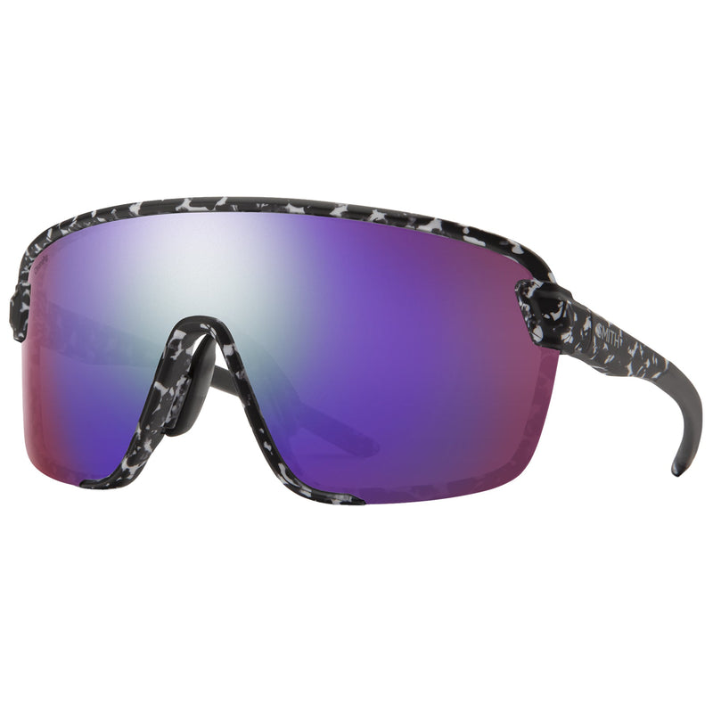 Load image into Gallery viewer, SMITH Women's Bobcat Sunglasses - Matte Black Marble/ChromaPop Violet 1