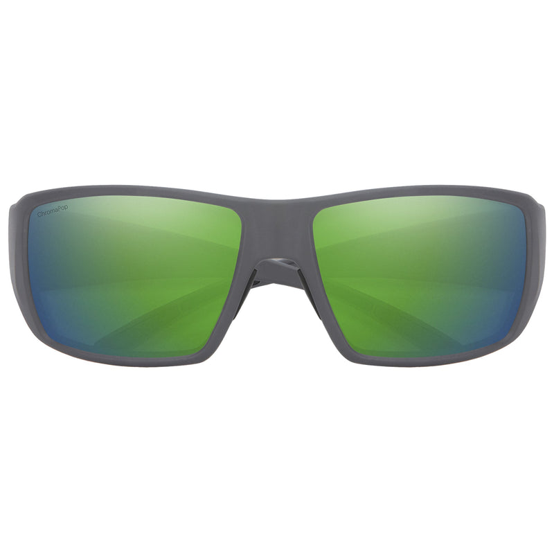 Load image into Gallery viewer, SMITH Guide's Choice Polarized Sunglasses - Matte Cement/ChromaPop Green Mirror 2