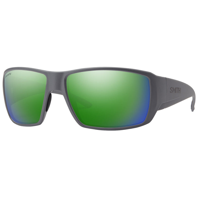 Load image into Gallery viewer, SMITH Guide's Choice Polarized Sunglasses - Matte Cement/ChromaPop Green Mirror 1